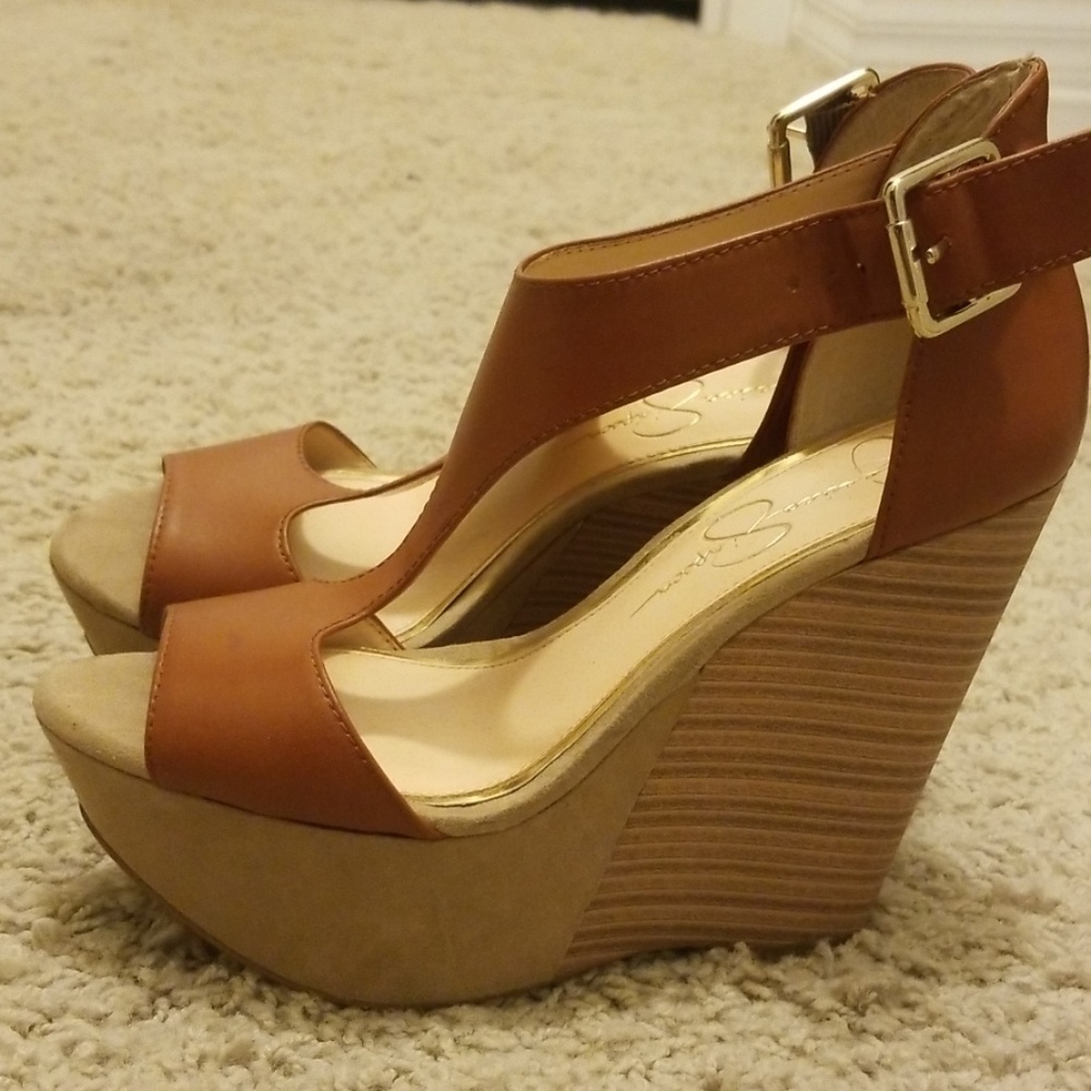 Jessica Simpson wedges